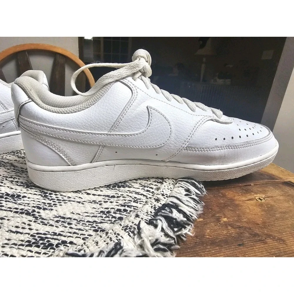 Nike‎ Court Vision Low Triple White CD5434-100 Women's Sizes 8.5